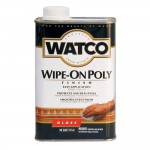 Wipe-on poly